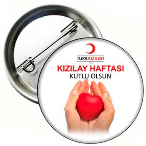 Kızılay Haftası Kutlu Olsun Rozeti