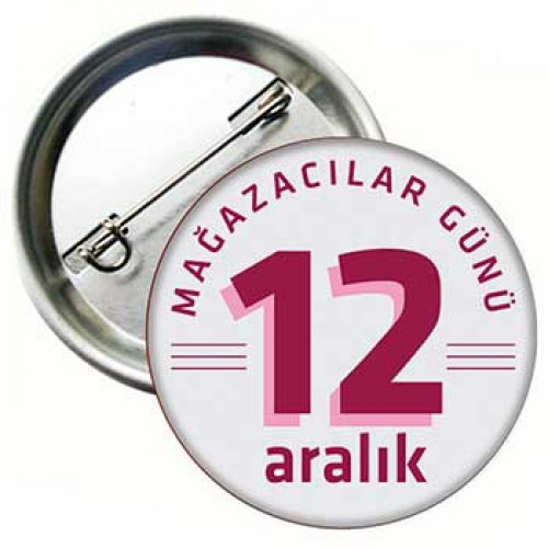 12 Aralık Mağazacılar Günü Rozeti