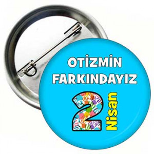 Otizmin Farkındayız Rozeti