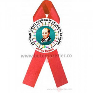 Atatürk 23 Nisan Yaka Kurdelesi