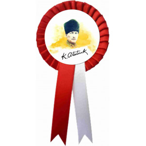 Atatürk Kalpaklı 10 Kasım Rozeti
